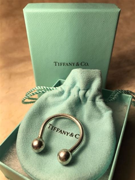 vintage tiffany key ring